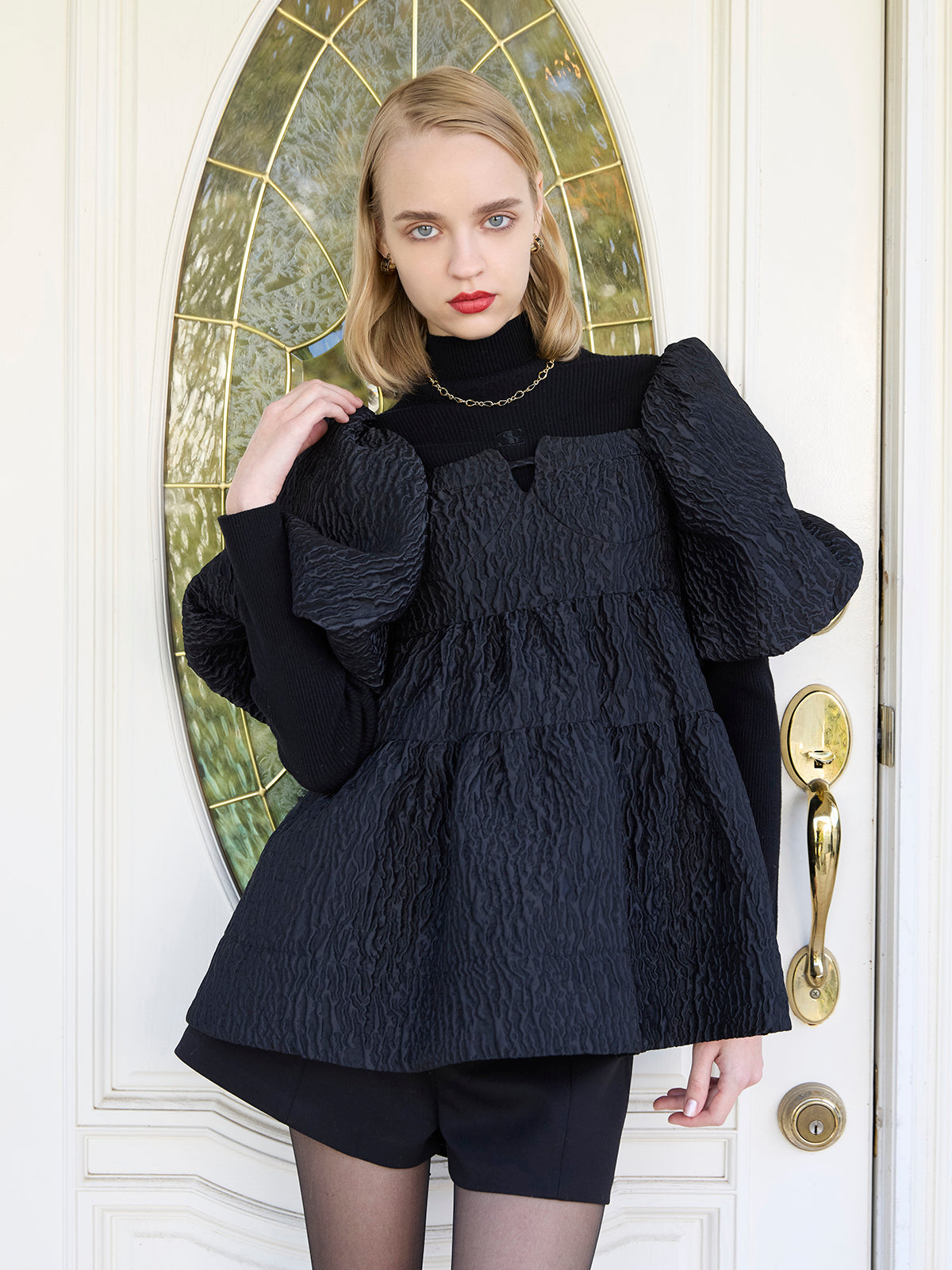 美品！EIMY ISTOIRE パステルチドリセットアップ EIMY ISTOIRE エイミーイストワール eimy istoire eimyパイピング